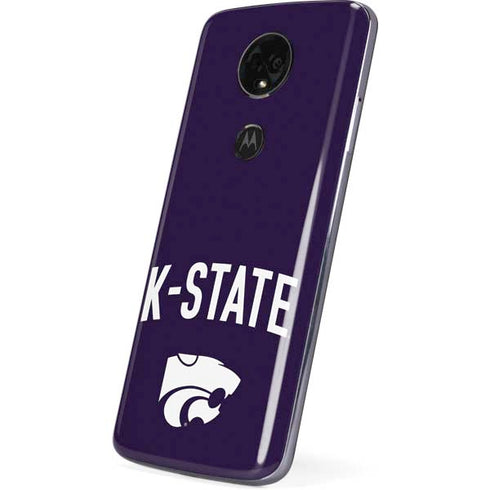 Kansas State University K-State Logo Moto E5 Plus Skin