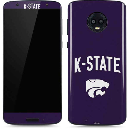Kansas State University K-State Logo Moto G6 Skin