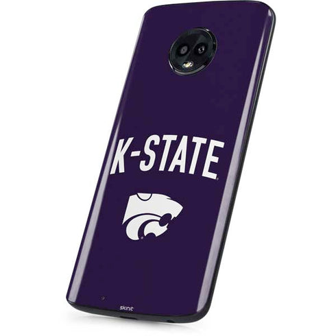 Kansas State University K-State Logo Moto G6 Skin