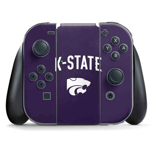 Kansas State University K-State Logo Nintendo Switch (2017-2021) Joy-Con Controller Skin