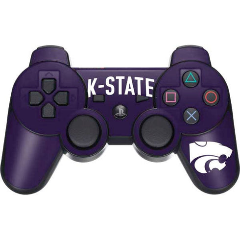 Kansas State University K-State Logo PS3 Dual Shock wireless controller Skin