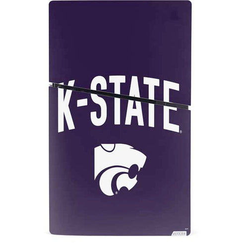 Kansas State University K-State Logo PS5 Slim Digital Edition Bundle Skin