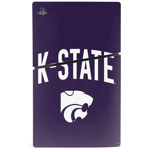 Kansas State University K-State Logo PS5 Slim Digital Edition Console Skin