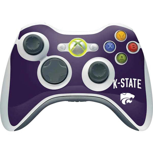 Kansas State University K-State Logo Xbox 360 Wireless Controller Skin