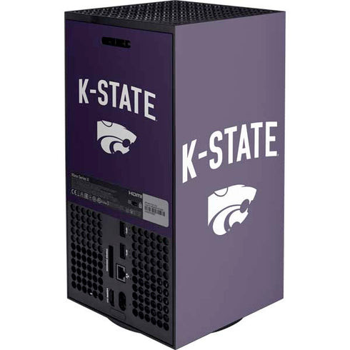 Kansas State University K-State Logo Xbox Series X Console Skin