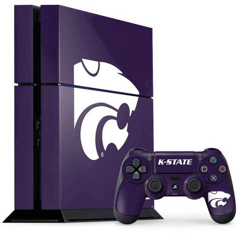 Kansas State University K-State PS4 Console and Controller Bundle Skin