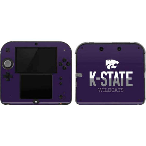 Kansas State University K-State Wildcats Gradient Nintendo 2DS Skin