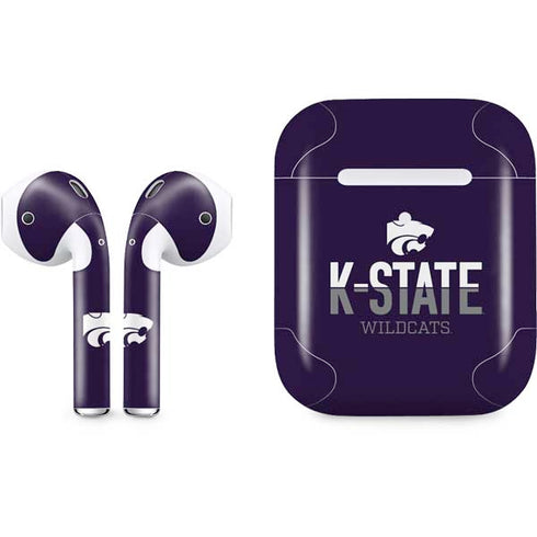 Kansas State University K-State Wildcats Gradient Apple AirPods 2 Skin