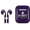 Kansas State University K-State Wildcats Gradient Apple AirPods 2 Skin