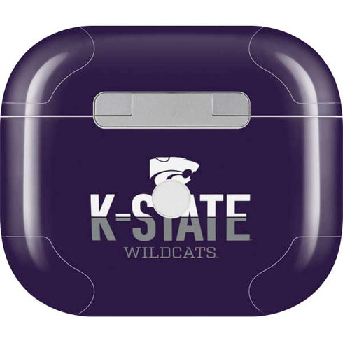 Kansas State University K-State Wildcats Gradient Apple AirPods (3rd Gen 2021) Skin