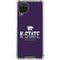Kansas State University K-State Wildcats Gradient Galaxy A12 Clear Case