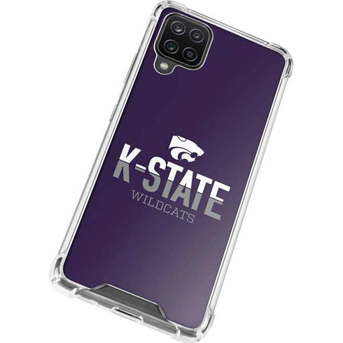 Kansas State University K-State Wildcats Gradient Galaxy A12 Clear Case