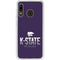 Kansas State University K-State Wildcats Gradient Galaxy A20 Clear Case