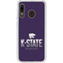 Kansas State University K-State Wildcats Gradient Galaxy A20 Clear Case