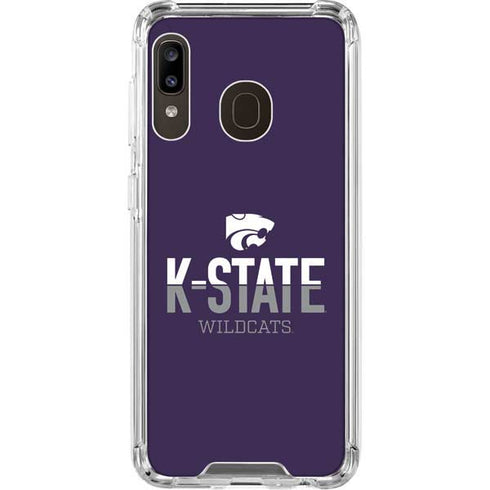 Kansas State University K-State Wildcats Gradient Galaxy A30 Clear Case