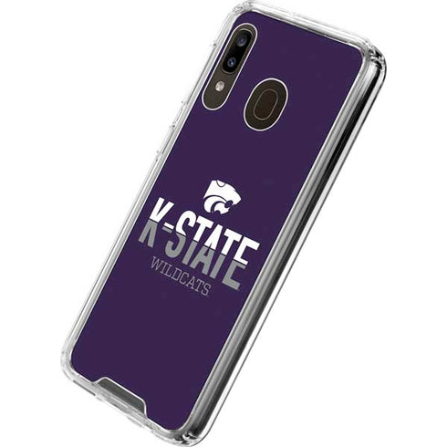Kansas State University K-State Wildcats Gradient Galaxy A30 Clear Case