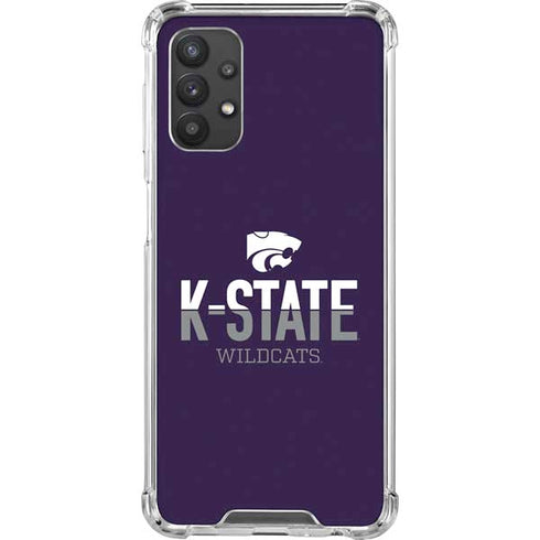 Kansas State University K-State Wildcats Gradient Galaxy A32 5G Clear Case