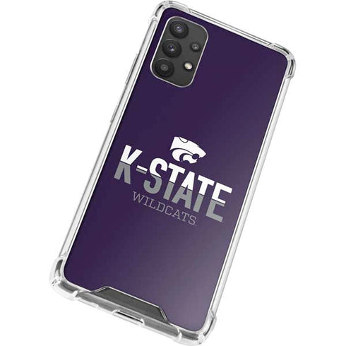 Kansas State University K-State Wildcats Gradient Galaxy A32 5G Clear Case