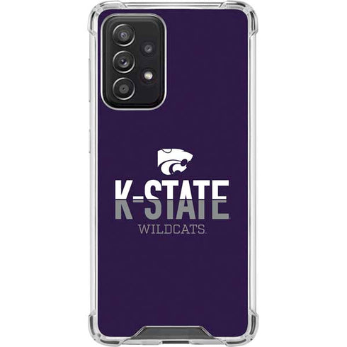 Kansas State University K-State Wildcats Gradient Galaxy A52 5G Clear Case