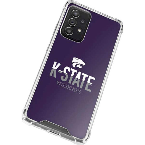 Kansas State University K-State Wildcats Gradient Galaxy A52 5G Clear Case