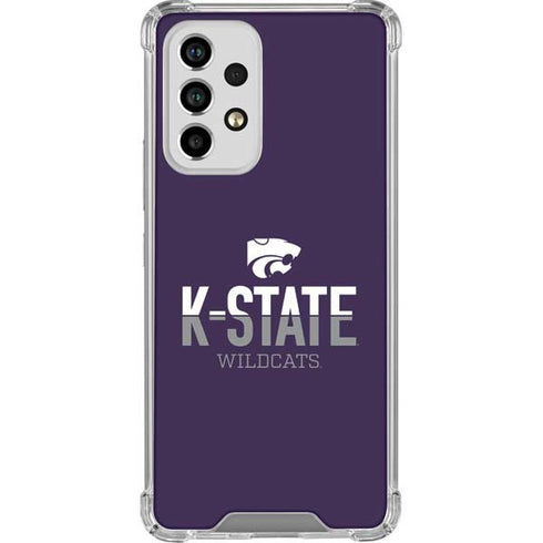 Kansas State University K-State Wildcats Gradient Galaxy A53 5G Clear Case