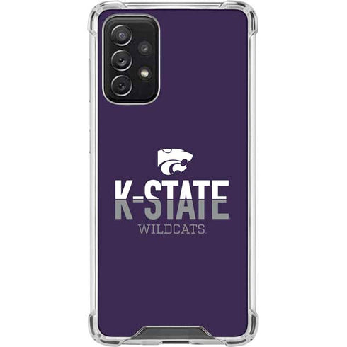 Kansas State University K-State Wildcats Gradient Galaxy A72 5G Clear Case