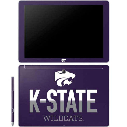 Kansas State University K-State Wildcats Gradient Galaxy Book 12in Skin