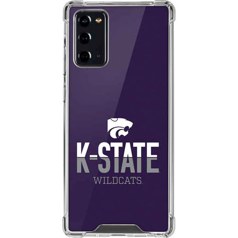 Kansas State University K-State Wildcats Gradient Galaxy Note20 5G Clear Case