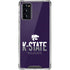 Kansas State University K-State Wildcats Gradient Galaxy Note20 5G Clear Case