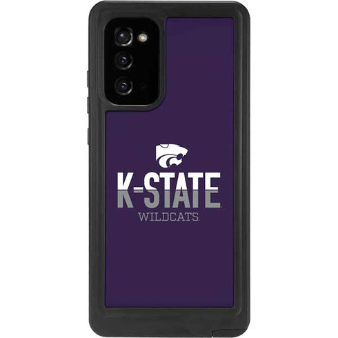 Kansas State University K-State Wildcats Gradient Galaxy Note20 5G Waterproof Case