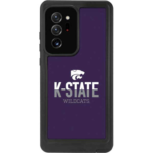 Kansas State University K-State Wildcats Gradient Galaxy Note20 Ultra 5G Waterproof Case