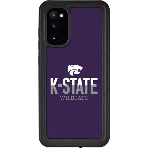 Kansas State University K-State Wildcats Gradient Galaxy S20 Waterproof Case