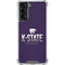 Kansas State University K-State Wildcats Gradient Galaxy S21 5G Clear Case