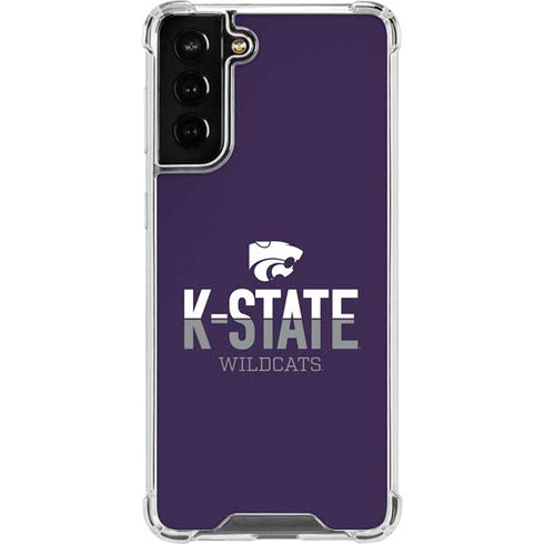 Kansas State University K-State Wildcats Gradient Galaxy S21 FE Clear Case
