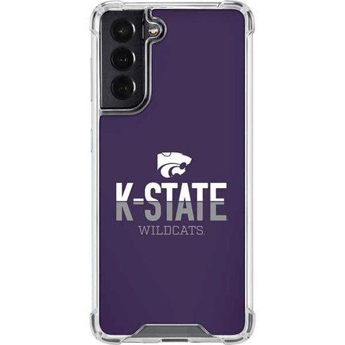 Kansas State University K-State Wildcats Gradient Galaxy S22 Clear Case