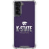 Kansas State University K-State Wildcats Gradient Galaxy S22 Clear Case
