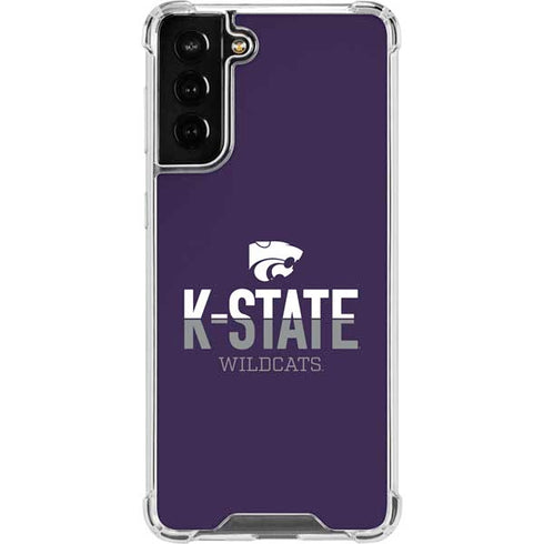 Kansas State University K-State Wildcats Gradient Galaxy S22 Plus Clear Case