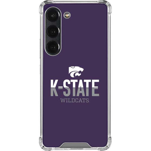 Kansas State University K-State Wildcats Gradient Galaxy S23 Clear Case