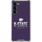 Kansas State University K-State Wildcats Gradient Galaxy S23 Plus Clear Case