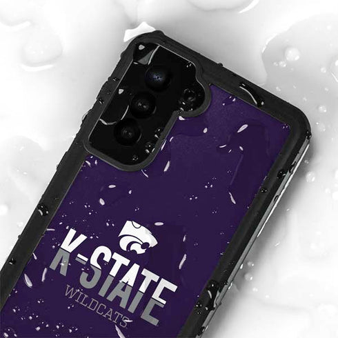 Kansas State University K-State Wildcats Gradient Galaxy S23 Plus Waterproof Case