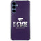 Kansas State University K-State Wildcats Gradient Galaxy S24 Clear Case