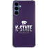 Kansas State University K-State Wildcats Gradient Galaxy S24 Clear Case