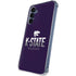 Kansas State University K-State Wildcats Gradient Galaxy S24 Clear Case