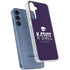 Kansas State University K-State Wildcats Gradient Galaxy S24 Clear Case