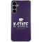Kansas State University K-State Wildcats Gradient Galaxy S24 Plus Clear Case