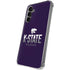 Kansas State University K-State Wildcats Gradient Galaxy S24 Plus Clear Case