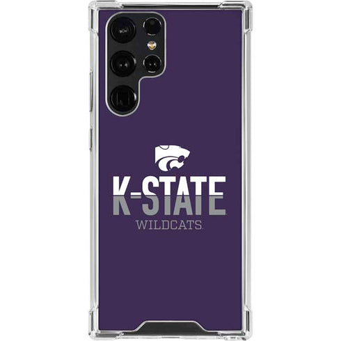 Kansas State University K-State Wildcats Gradient Galaxy S24 Ultra Clear Case