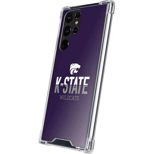 Kansas State University K-State Wildcats Gradient Galaxy S24 Ultra Clear Case