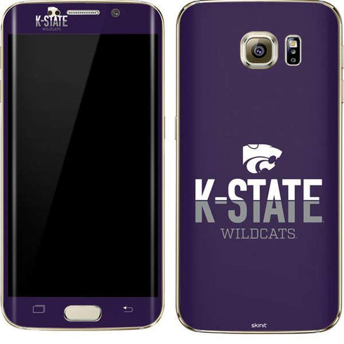 Kansas State University K-State Wildcats Gradient Galaxy S7 Edge Skin