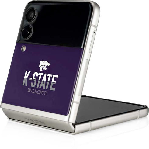 Kansas State University K-State Wildcats Gradient Galaxy Z Flip4 5G Skin
